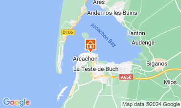 Mapa Arcachon Apartamento 60196