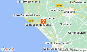 Mapa Saint Jean de Monts Mobil home 110318