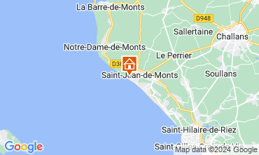 Mapa Saint Jean de Monts Villa 66656