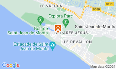 Mapa Saint Jean de Monts Villa 66656