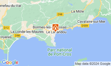 Mapa Le Lavandou Estudio 95543