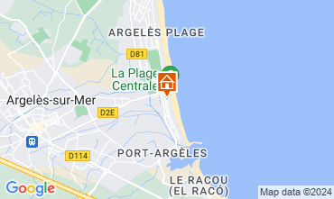 Mapa Argeles sur Mer Apartamento 122909