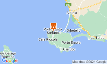 Mapa Monte Argentario Apartamento 126691