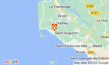 Mapa Les Mathes Mobil home 119163