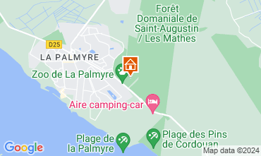 Mapa Les Mathes Mobil home 119163