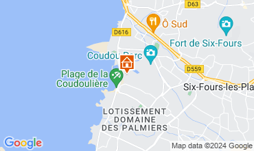 Mapa Six Fours Les Plages Apartamento 10134