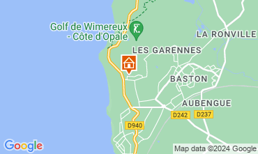 Mapa Wimereux Casa 63226