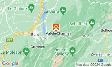 Mapa Charmey Chalet 4805