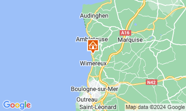 Mapa Wimereux Apartamento 96569