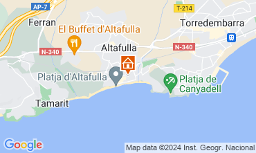 Mapa Tarragona Apartamento 8176