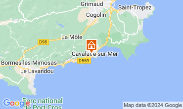 Mapa Cavalaire-sur-Mer Apartamento 113552
