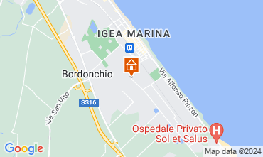 Mapa Bellaria Igea Marina Apartamento 115537