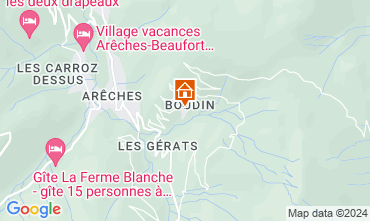 Mapa Areches Beaufort Chalet 358