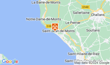 Mapa Saint Jean de Monts Villa 128297