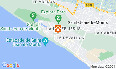 Mapa Saint Jean de Monts Villa 128297