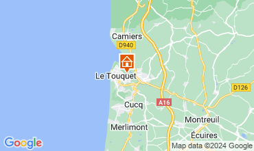 Mapa Le Touquet Casa 7747