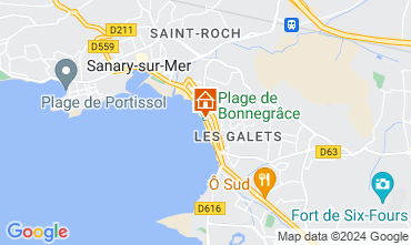 Mapa Sanary-sur-Mer Apartamento 115075