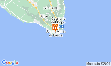 Mapa Santa Maria di Leuca Apartamento 30063