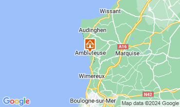 Mapa Ambleteuse Villa 122142