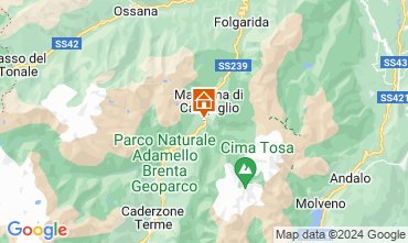 Mapa Madonna di Campiglio Apartamento 126869