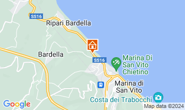 Mapa San Vito Chietino Apartamento 128951