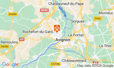 Mapa Villeneuve lez Avignon Villa 121222