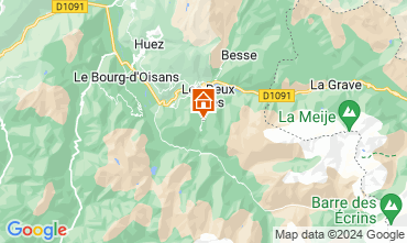 Mapa Les 2 Alpes Apartamento 49434