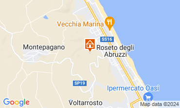 Mapa Roseto degli Abruzzi Apartamento 129107