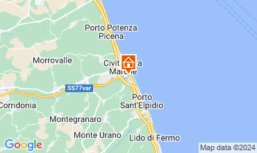 Mapa Civitanova Marche Apartamento 125463
