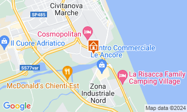 Mapa Civitanova Marche Apartamento 125463