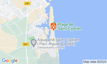 Mapa Saint Cyprien Plage Estudio 117947