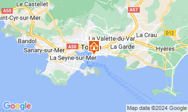 Mapa Toulon Apartamento 124278