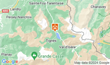 Mapa Tignes Chalet 116157