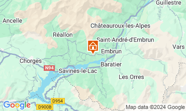 Mapa Embrun Chalet 118898