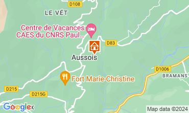 Mapa Aussois Apartamento 61857