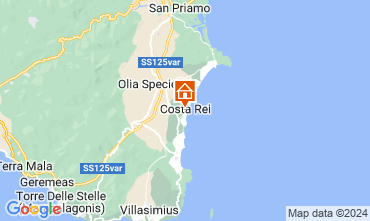 Mapa Costa Rei Villa 127126