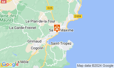 Mapa Sainte Maxime Apartamento 120364