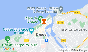 Mapa Dieppe Apartamento 123632