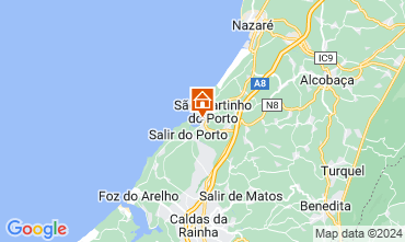 Mapa So Martinho do Porto Apartamento 17185