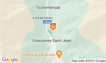 Mapa Gressoney Saint Jean Chalet 111344