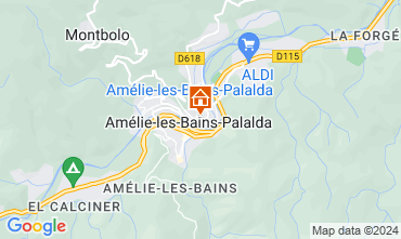 Mapa Amlie-Les-Bains Estudio 127340
