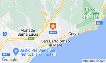 Mapa San Bartolomeo al Mare Apartamento 50947