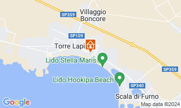 Mapa Porto Cesareo Apartamento 111282