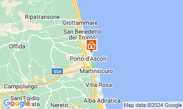 Mapa San Benedetto del Tronto Apartamento 126769