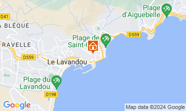 Mapa Le Lavandou Apartamento 107760