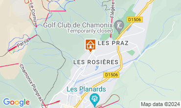 Mapa Chamonix Mont-Blanc Chalet 88059