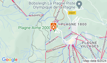 Mapa La Plagne Apartamento 112379