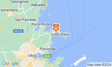 Mapa Golfo Aranci Apartamento 121517