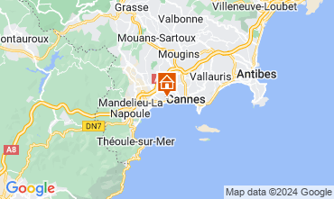 Mapa Cannes Apartamento 127906