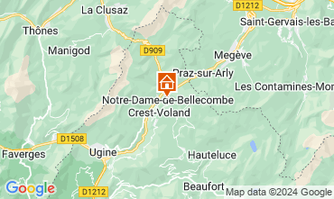 Mapa Notre Dame de Bellecombe Apartamento 107301